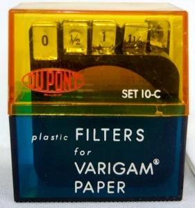 Dupont Photo Filters for Varigam Paper - 10-piece set (0-4) (for variable contra - Picture 1 of 4