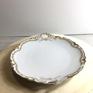 Haviland Limoges Clover Leaf Cake Plate 10” - Picture 1 of 12