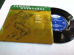 Famous Overtures EP - Verdi/Bizet/Mozart/Rossini - UK Press - Looks Unplayed - Picture 1 of 1