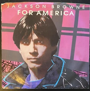 Jackson Browne For America Original 1986 Vinyl 45 Record (VG+) 769566 - Picture 1 of 4