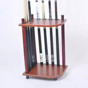 Billard Zubehör Cue Kö Queueständer Halter für 7 Queue, Holz braun / mahagony - Bild 1 von 5