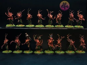 *PRO PAINTED* Age of Sigmar Sylvaneth Dryads x16 - Picture 1 of 10