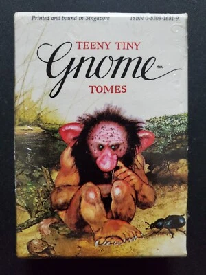 Teeny Tiny Gnome Tomes Miniature 3 Books Set In Slipcover 1981 NEW SEALED - Image 1 of 4