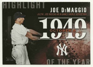 2015 Topps Update  Highlight of the Year Joe DiMaggio Yankees #H-41
