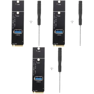 3 Pack Riser-Karte Computer-Erweiterungskarten USB-Port-Expander - Bild 1 von 12