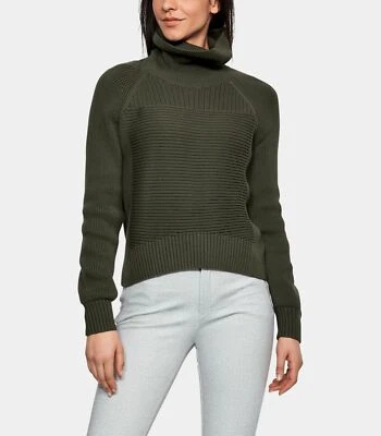 Suéter Under Armour UAS para mujer cuello alto 1315965-317 grande nuevo con etiquetas $160 Foto 1 de 3