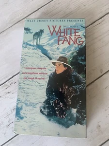 White Fang VHS Tape 1991 Ethan Hawke Disney Pictures Jack London Adventure Story - Picture 1 of 9