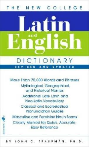 The Bantam New College Latin & English Dictionary (English and Latin E - GOOD - Image 1 of 1