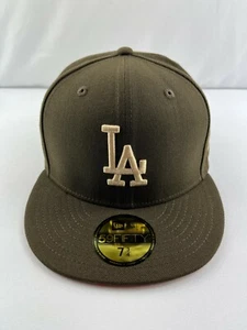 New Era Los Angeles Dodgers 59FIFTY Fitted Hat 2020 World Series patch 7 3/4 - Picture 1 of 10