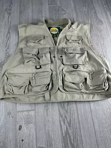 Cabela's Fishing Vest - Size XL Large - Tan Khaki Unisex - Picture 1 of 8