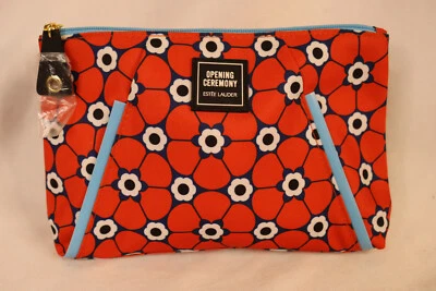 Bolsa de ceremonia de apertura/bolsa de maquillaje Estee Lauder cremallera nunca usada 9x6x2 Foto 1 de 4