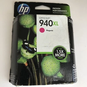 HP Genuine 940XL Magenta Ink Cartridges Unopened Expired Feb2014 - Picture 1 of 5
