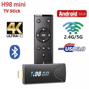 Stick Tv Telecomando Smart Tv Android 11.0 Mini Box 8k Ultra Hd 4gb 64gb H98 - Foto 1 di 1