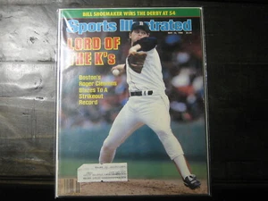 ROGER CLEMENS AÑOS 20K RED SOX DEPORTES ILUSTRADO 5/12/86 - Imagen 1 de 1