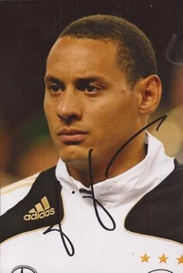 GERMANY & COLORADO RAPIDS: JERMAINE JONES SIGNED 6x4 ACTION PHOTO+COA - Picture 1 of 1