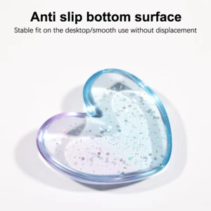 Heart Shaped Clear Wrist Rest Universal Soft Hand Pain Relief Mouse Wrist Rest - Photo 1/19