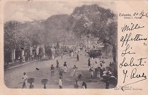 CEYLON - Colombo - Street i.Petton 1899 - Picture 1 of 2
