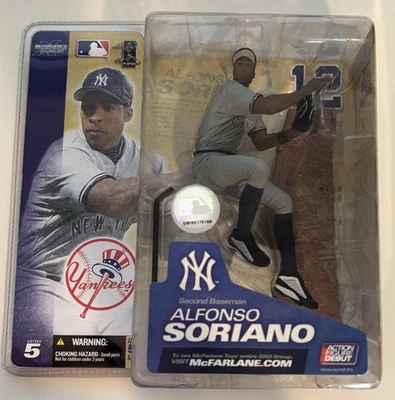 Figura de acción SportsPicks de Alfonso Soriano McFarlane, serie 5 (sellada) Foto 1 de 2