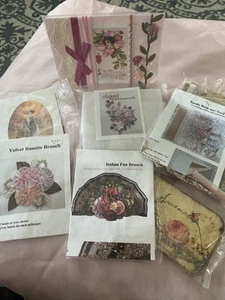 Helen Gibb Ribbonwork kits 7 beautiful projects individual kits - Picture 1 of 15