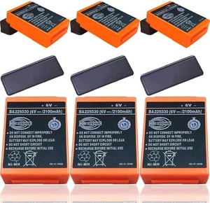 6-Pack 6V 2100mAh BA225030 Battery Rechargeable for HBC Crane Remote Pump Truck - Picture 1 of 7