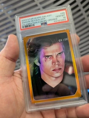 2023 Star Wars Galaxy Celebration Europe Anakin Skywalker Orange 5/25 🚨PSA 10 - Image 1 of 4