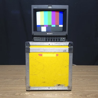 Sony 8" PVM-9041Q RGB Trinitron Color Video CRT Monitor with Case - Image 1 of 4