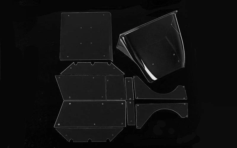 RC4WD - Lexan Body Panel Set, for Miller Motorsports Pro Rock Racer (Clear) - Image 1 of 1