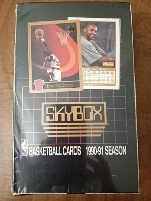 Skybox 1990-91 basquete lacrado de fábrica com Patrick Ewing e Charles Barkley - Imagem 1 de 4