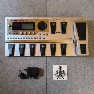 BOSS GT-10 Electric Guitar Multi Effects Pedal Effects Unit W/Power Cord From JP - Picture 1 of 16