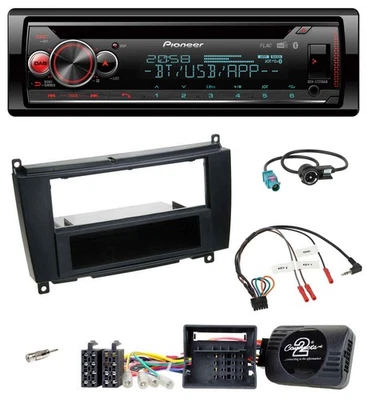Pioneer Lenkrad DAB CD Bluetooth USB Autoradio für Mercedes CLK C209 A209 2004-2 - Bild 1 von 4