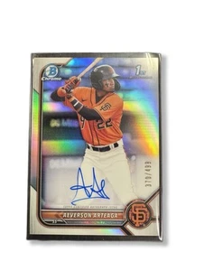 2022 Bowman Aeverson Arteaga Prospect Autographs Refractor /499 #CPA-AA - Picture 1 of 1