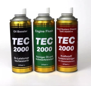 1 x TEC 2000 Oil Booster 1 x Engine Flush 1 x Diesel Fuel Cleaner - Picture 1 of 4