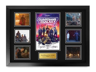 Guardians of the Galaxy 3 A2 Framed Movie Poster Wall Art Autograph Print - Image 1 of 4