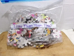 Disney Tsum Tsum Jigsaw Puzzle Bagged Incomplete Crafting - Picture 1 of 7