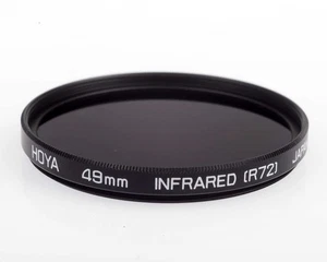 Hoya 49mm Infrared [R72] Filter Blocks up to 740nm for Stunning Creative Effect - Picture 1 of 5