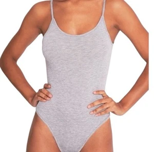 Prettylittlething Damen Body Gr. 6 Basic Grau Meliert Neu - Bild 1 von 6