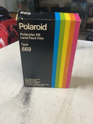 SEALED - VINTAGE Polaroid Polacolor Type 669 Film - Image 1 of 3