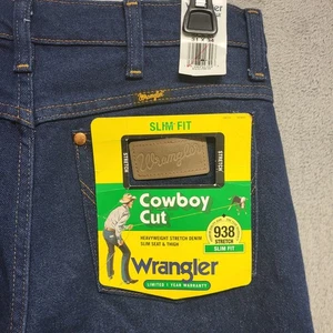 Wrangler Jeans Herren 31x34 Cowboy Cut 938NAV Slim Fit Heavyweight Stretch Denim - Bild 1 von 12
