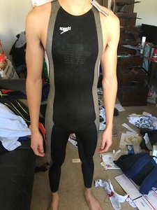 Mens Speedo Fastskin 2 FSII Full Body speedsuit Skinsuit swimsuit techsuit Male - Picture 1 of 12