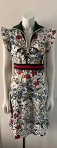 Gucci Floral Print Zip-Front Mini Dress - Picture 1 of 20
