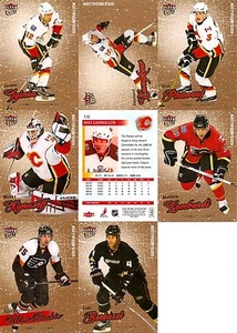 2008-09 UD Fleer Ultra Gold Calgary Flames Complete Team Set w/ RC (8) - Bild 1 von 1