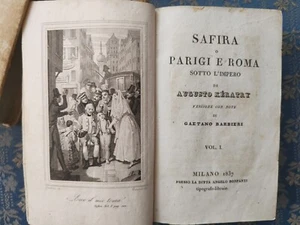 Keratry - Safira o Parigi e Roma sotto l'Impero - con 4 incisioni - 1837 - Imagen 1 de 22