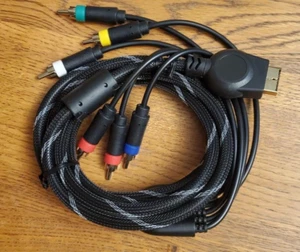 HD Multi Out Composite RCA Audio Video Cable Component For PS2/PS3/PS3 Slim New - Picture 1 of 10