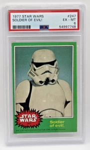 1977 Star Wars #247 Soldier of Evil! PSA EX-MT 6 - Picture 1 of 2