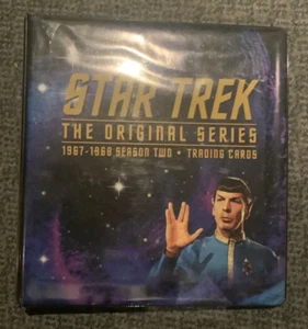 STAR TREK THE ORIGINAL SERIES 1967-68 SEASON TWO CARD SET: BINDER+BASE+PACK 1998 - Picture 1 of 2