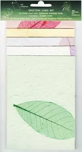 5 x Plain Greeting Cards Blanks Handmade Mulberry Paper / Cardmaking / Craft - Picture 1 of 1