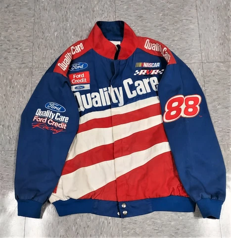 Nascar Jacket #88 Dale Jarret Ford Quality Care Robert Yates By Chase Size XL Cover