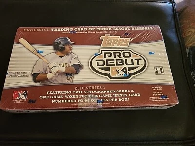 2010 Topps Pro Debut Series 1 Baseball Factory Sealed Wax Box (24 Packs)  Trout? - Image 1 of 2