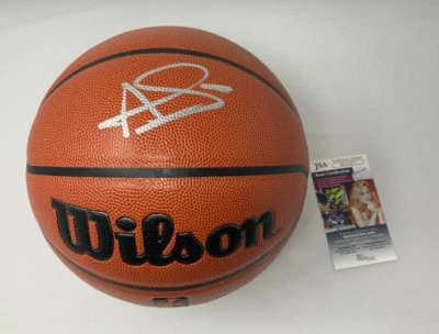 Anfernee Simons signed Wilson NBA Basketball Boston Celtics Blazers JSA COA - Image 1 of 2