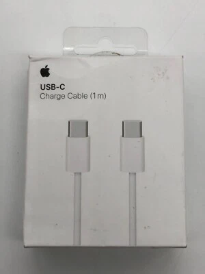 Apple USB-C To Type-C Official Charge Cable MUF72ZM/A 1 Meter White - Image 1 of 3